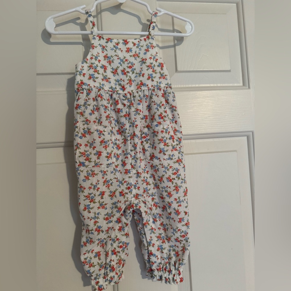 NWT - Floral Baby Romper/ Ivory Onesie w Logo/ Yellow Swimsuit - All are 3-6mths - Picture 6 of 13